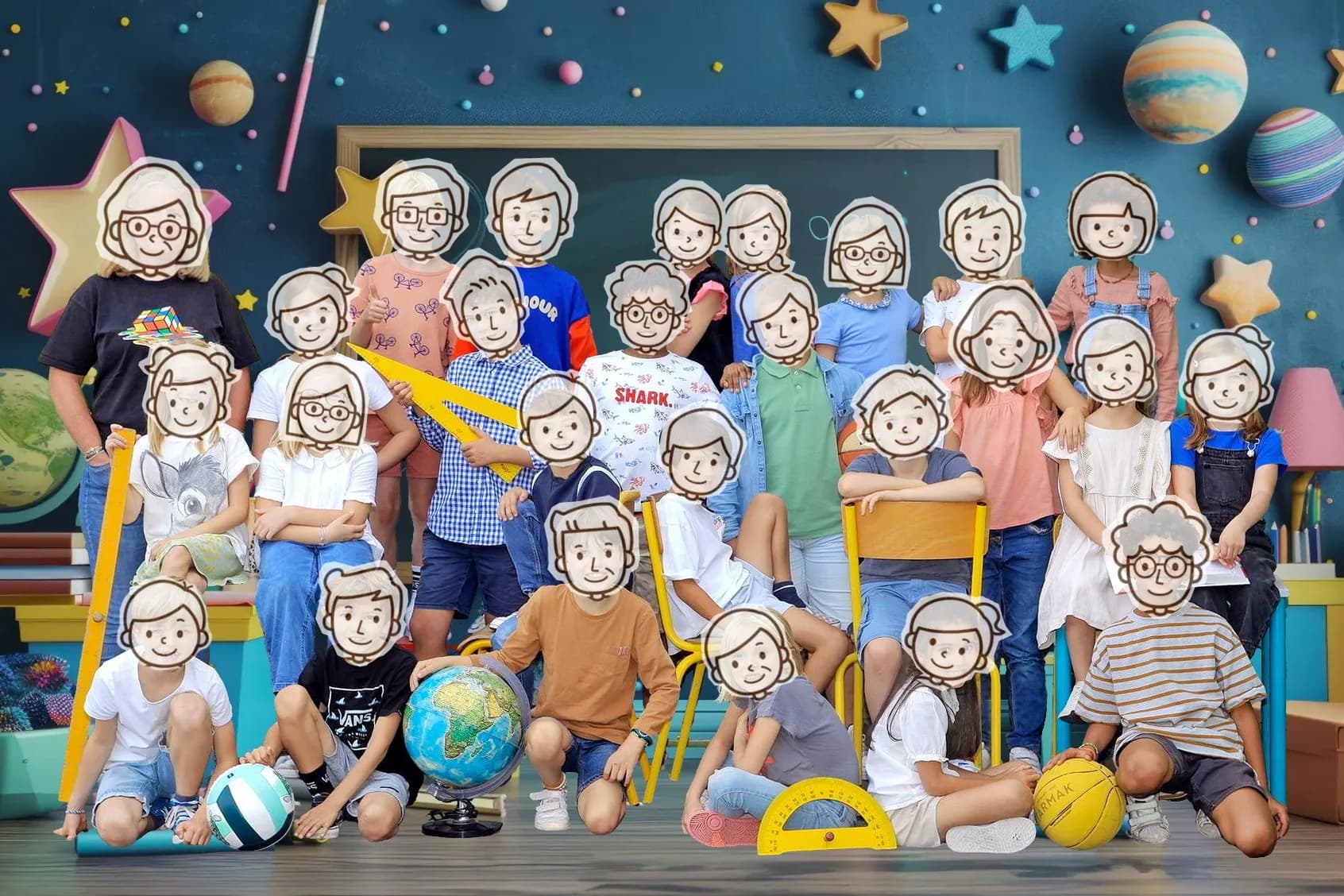 Photo de classe : choisissez votre fond ! fond 4