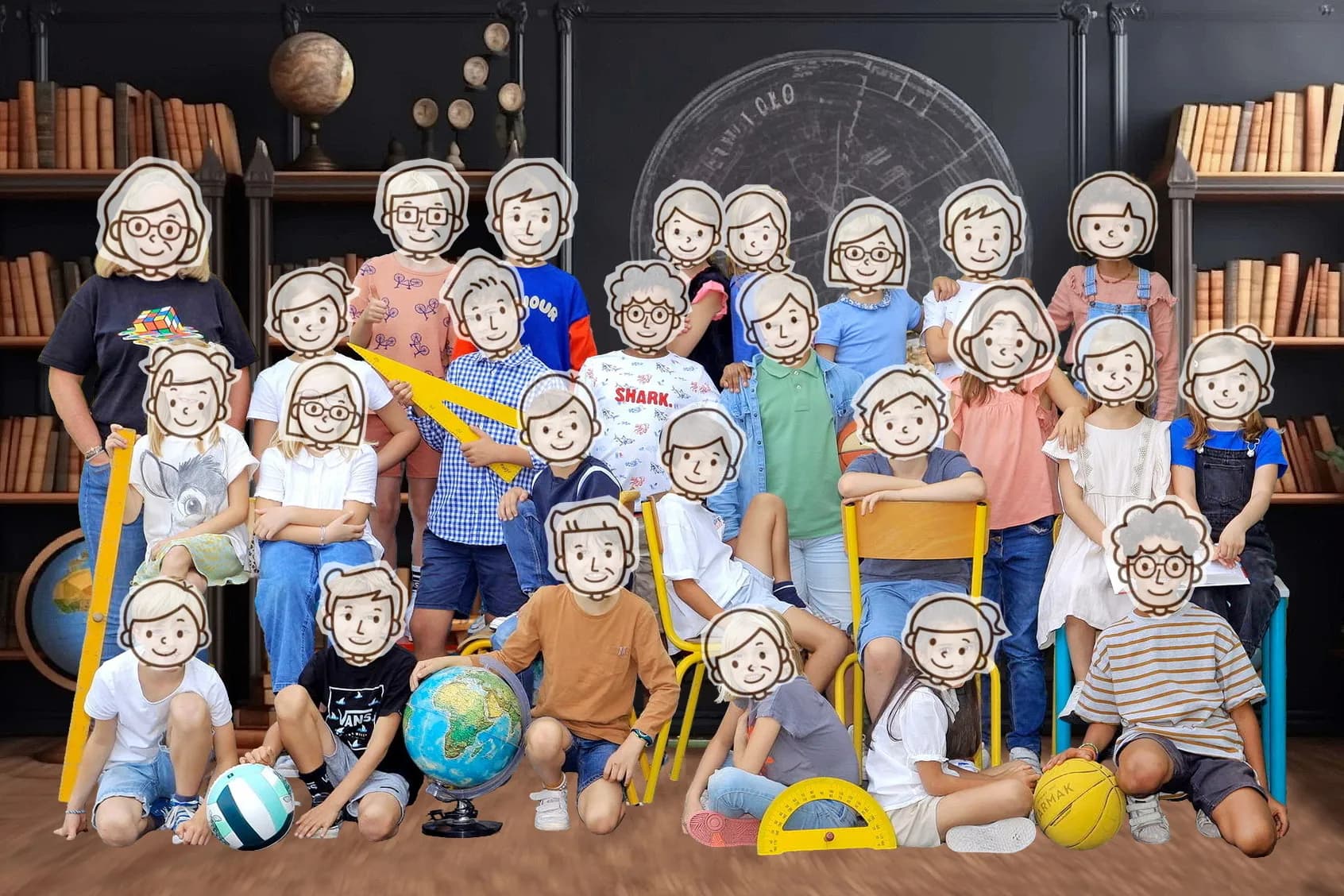 Photo de classe : choisissez votre fond ! fond 7