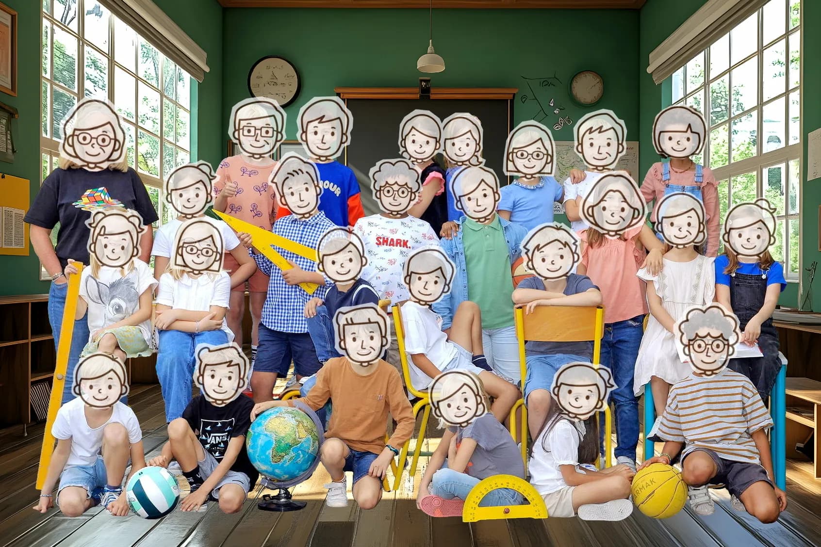 Photo de classe : choisissez votre fond ! fond 9