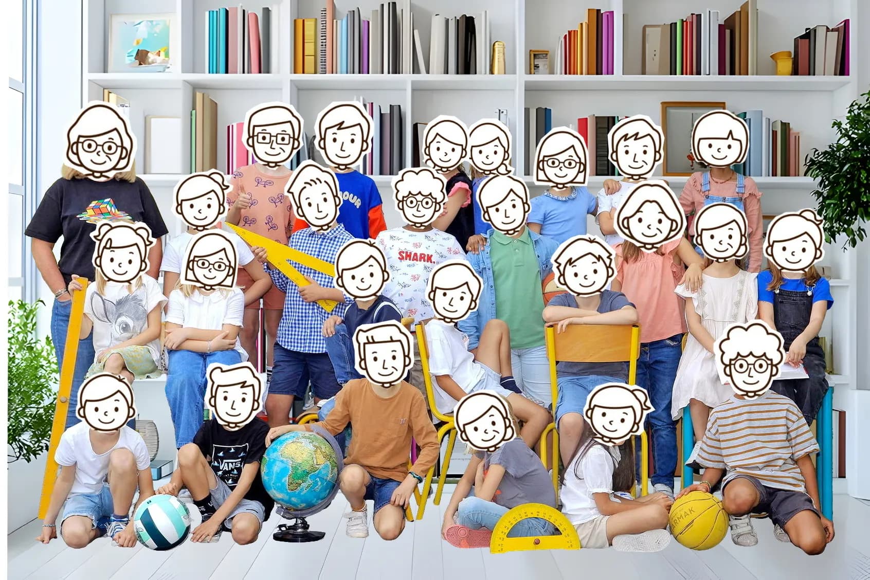 Photo de classe : choisissez votre fond ! fond 10